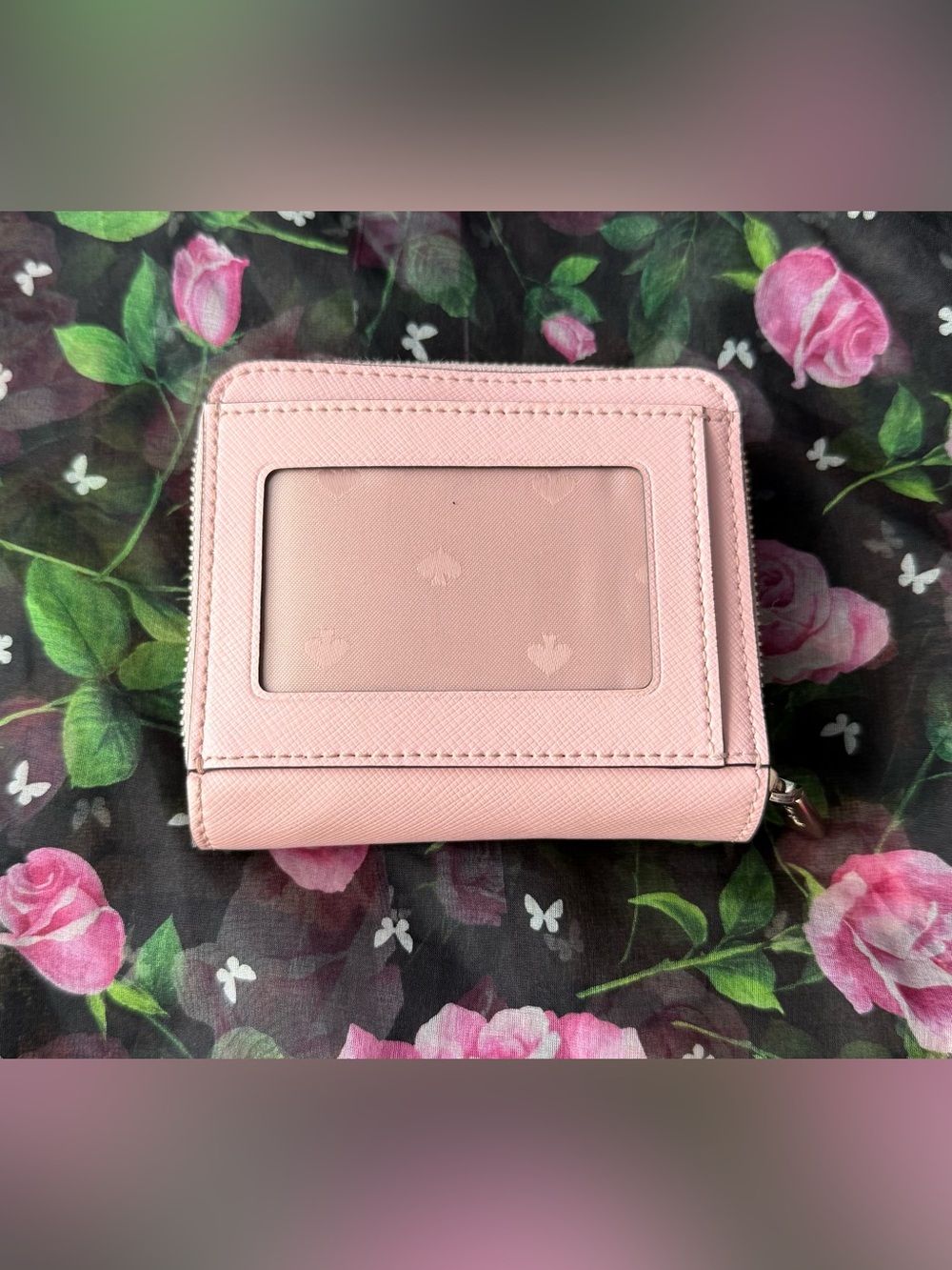 Kate Spade Staci Pink Small Zip Around Bifold Wallet - Picture 6 of 14